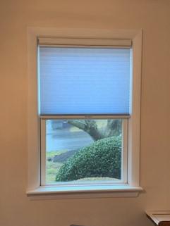 Beautiful light blue cellular shades , Tiverton, RI