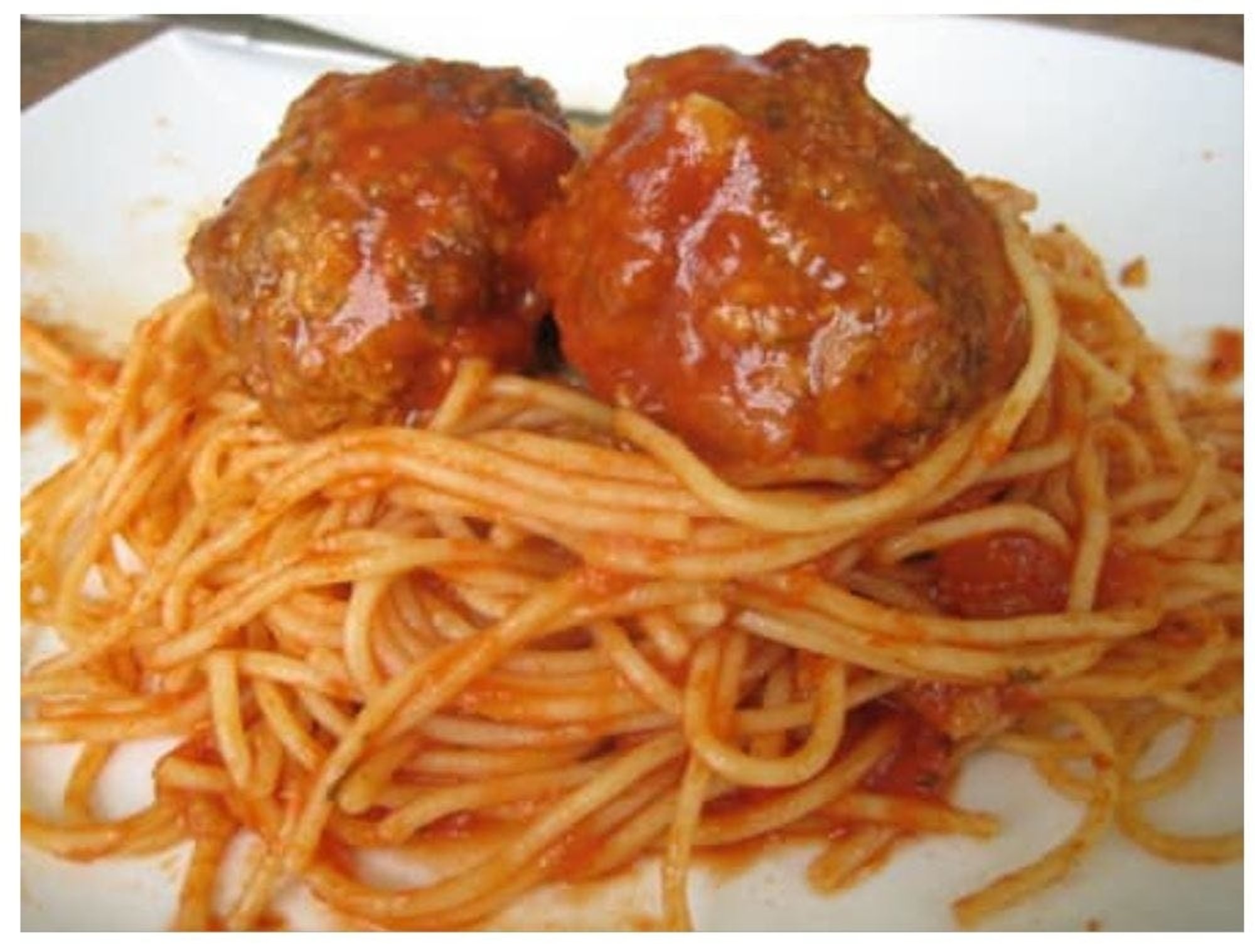 Spaghetti with Meatball Sauce