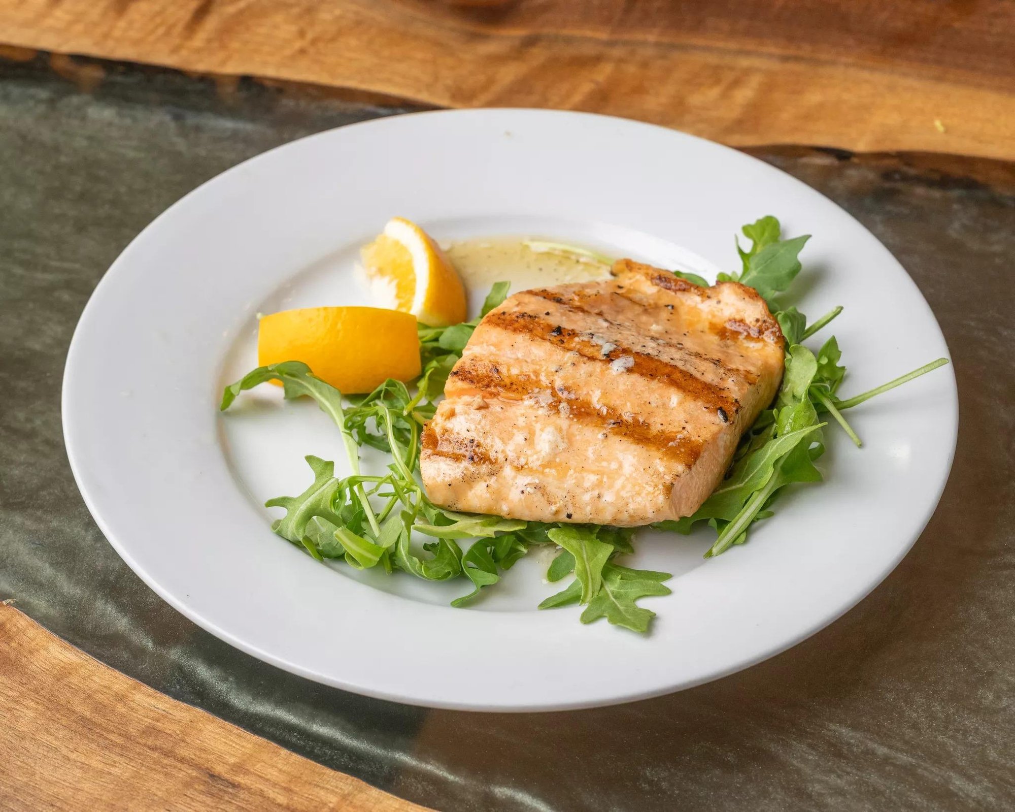 Wood Fired Grilled Salmon