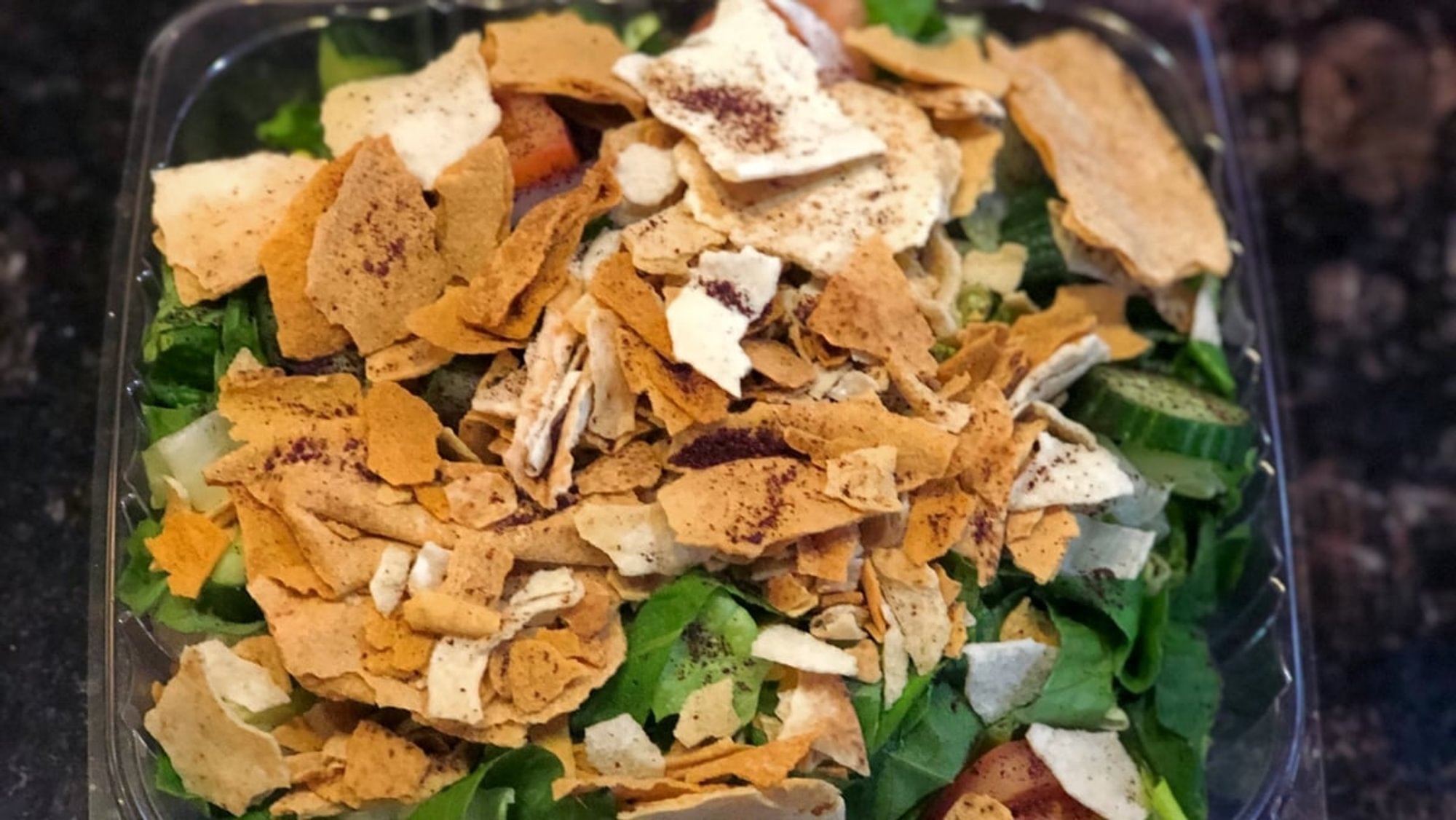 Salmon Fattoush
