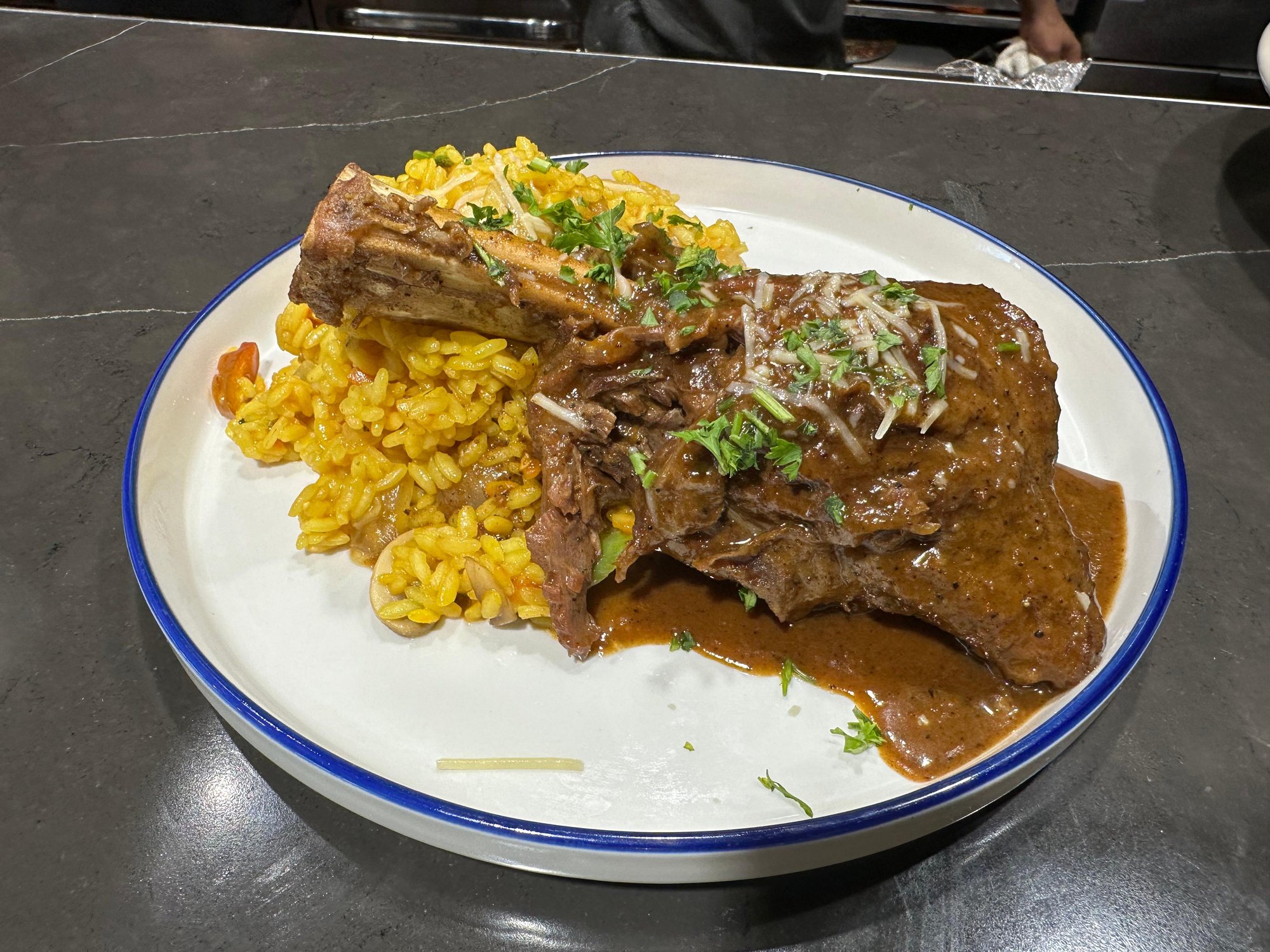 Shank of Lamb Risotto