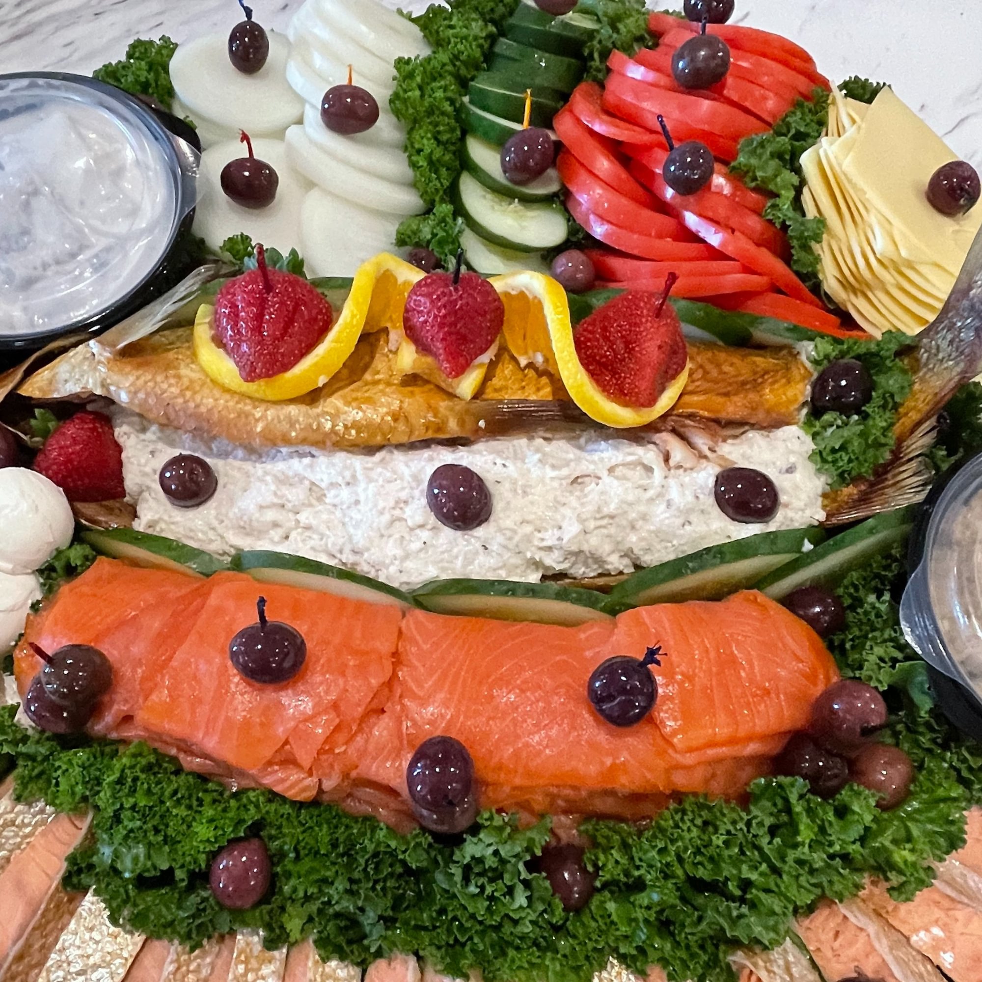 Assorted Smoked Fish Platter