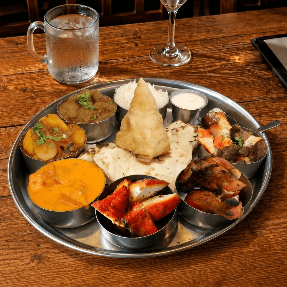 1. Non-Vegetarian Thali Combo for 2
