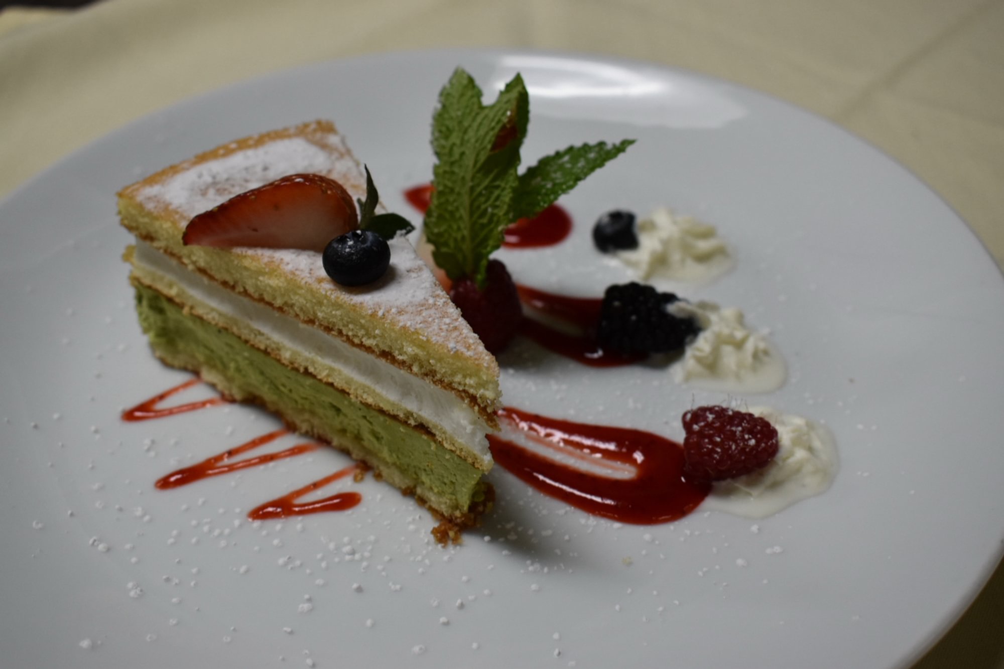 Pistachio Ricotta Cake