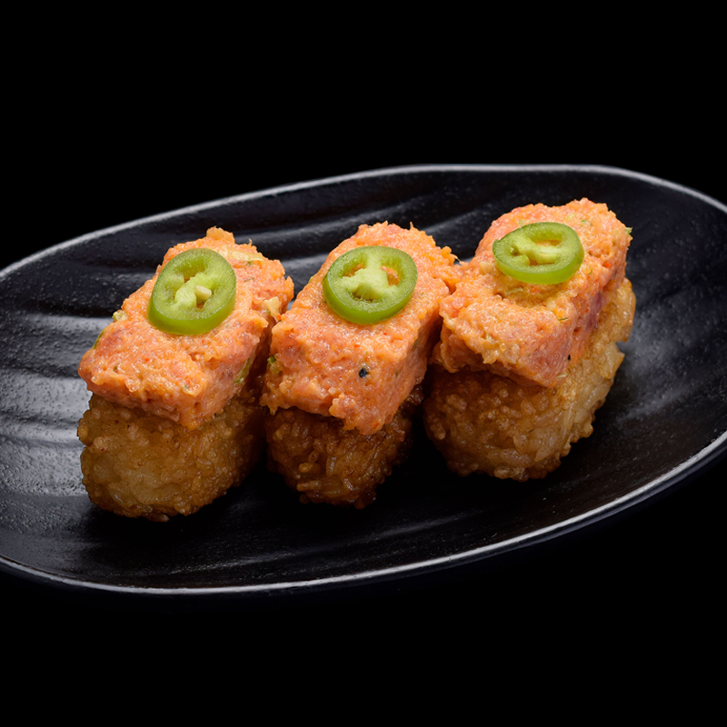 Click to expand image of Crispy Rice with Spicy Tuna