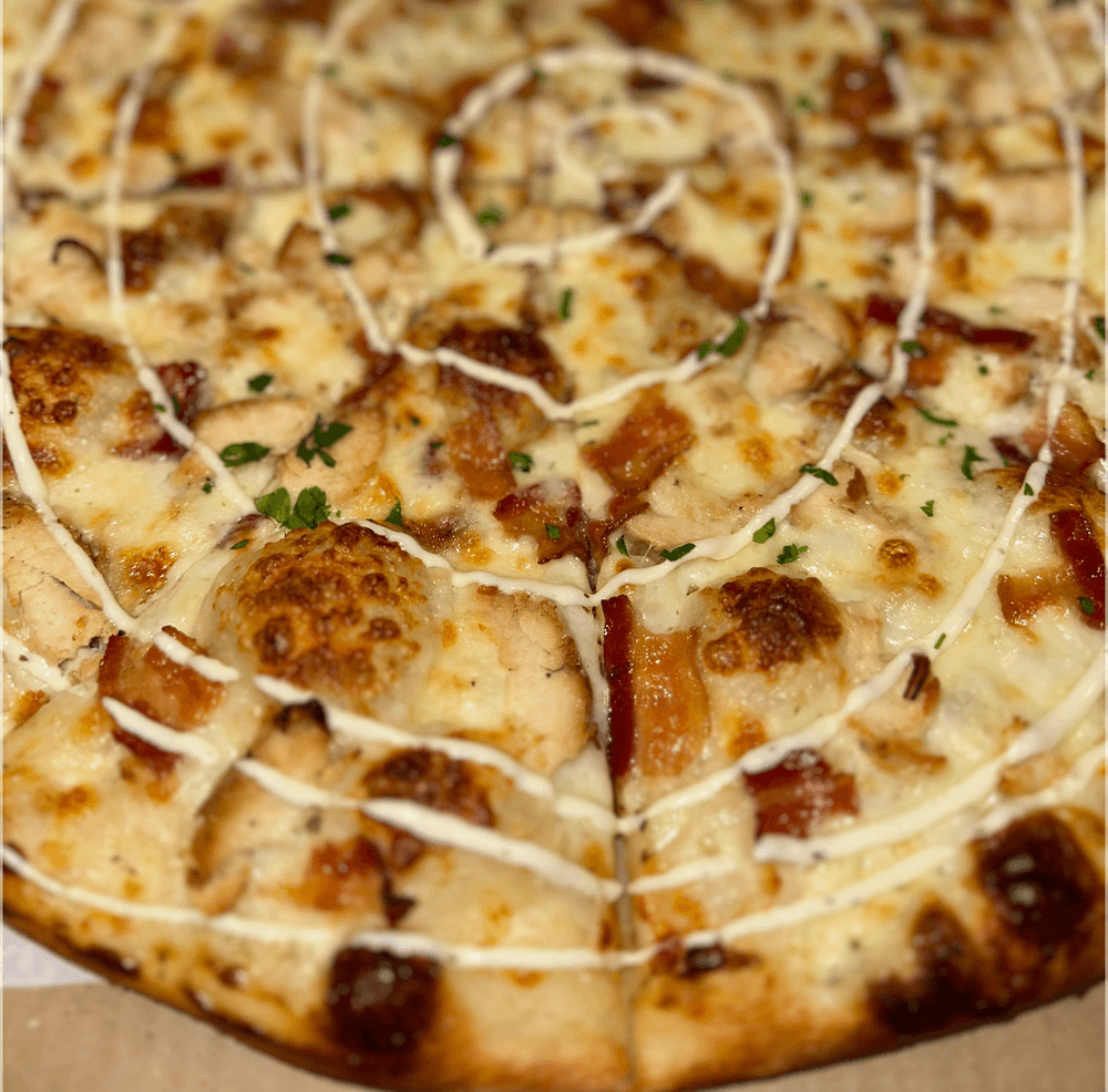 Chicken Bacon Ranch Pizza