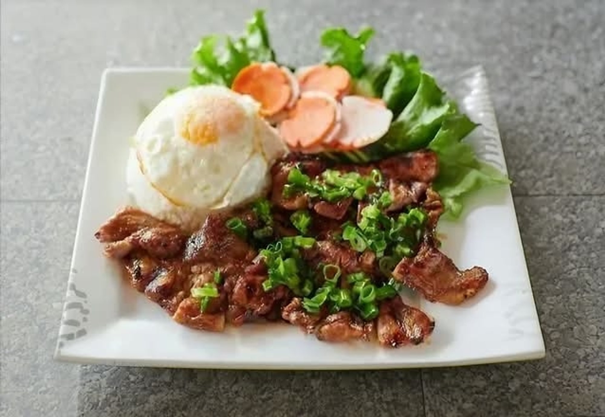 Grilled Pork Chop Platter