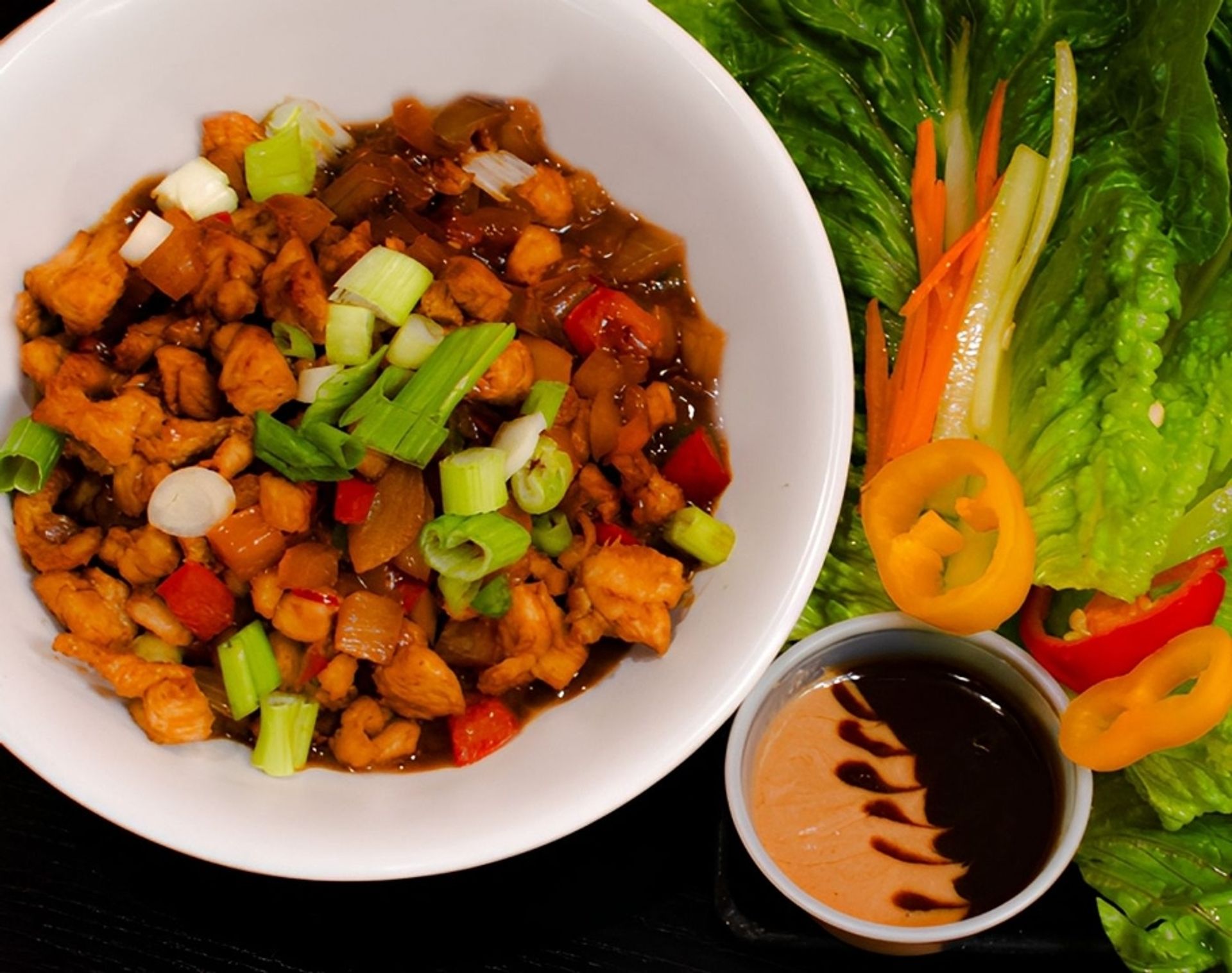 Chicken Lettuce Wrap