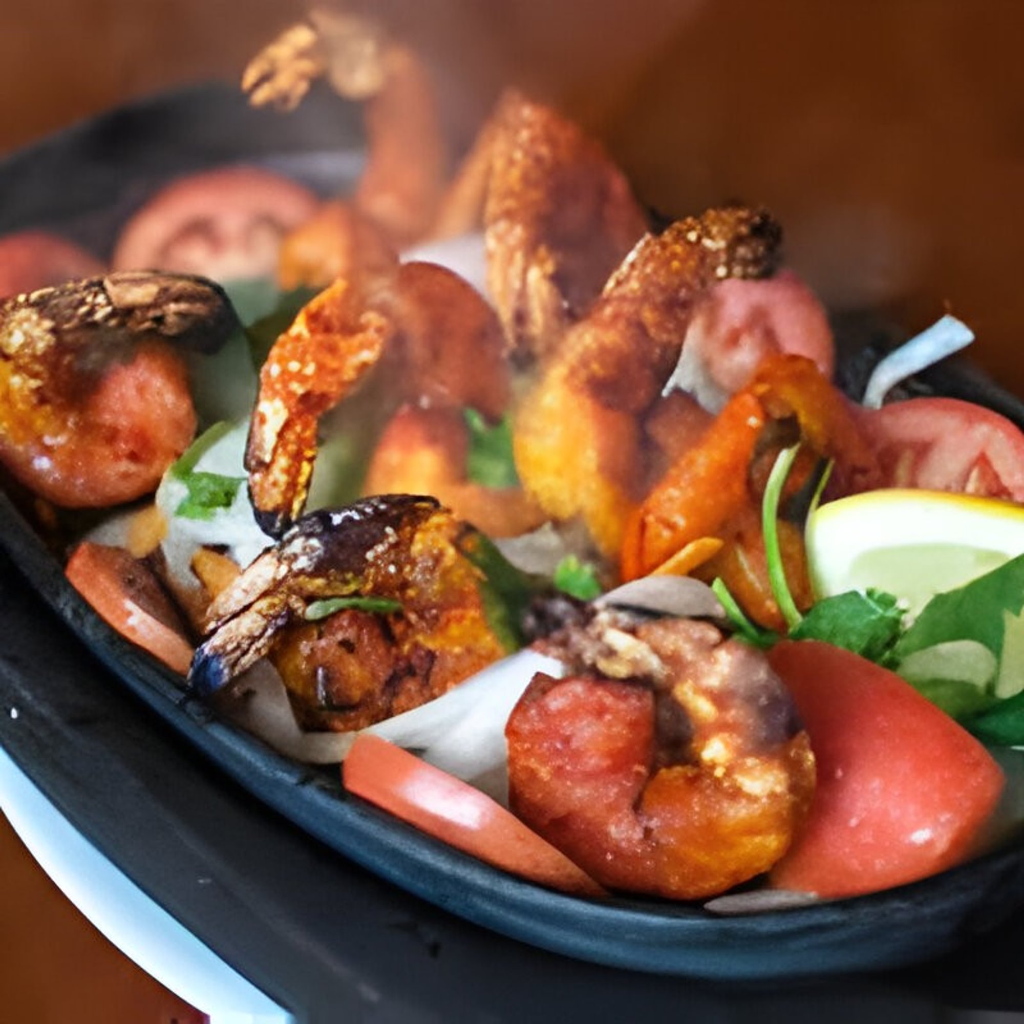 Tandoori salmon