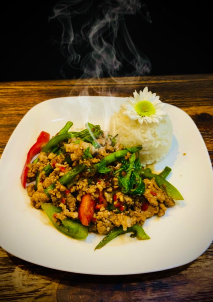 Pad Ga Pow (spicy basil)