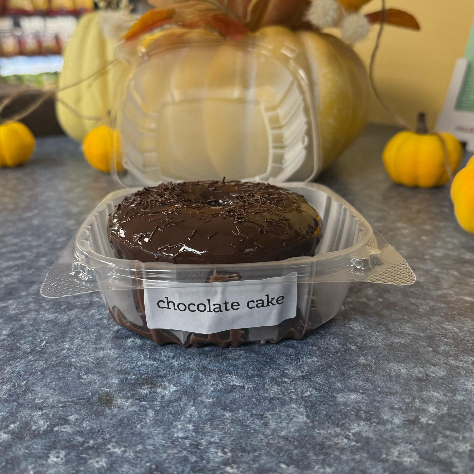 Homemade chocolate cake