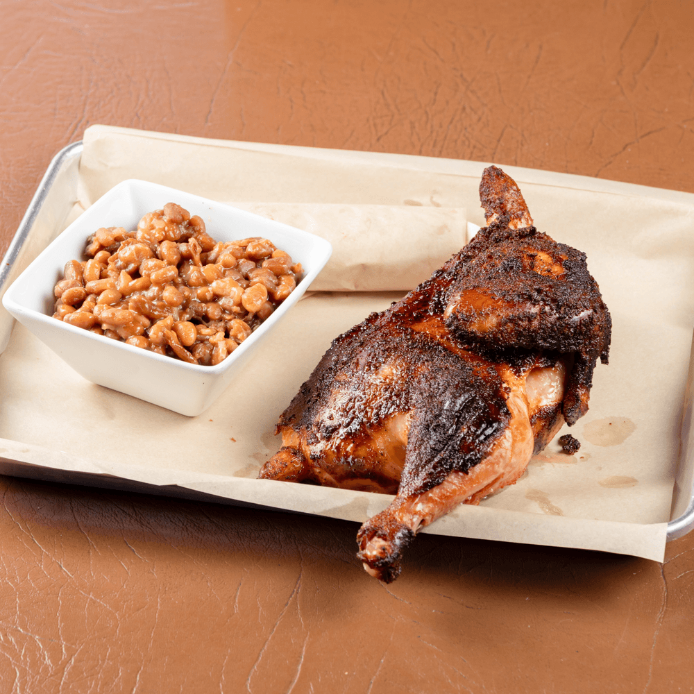 Smoked Half Chicken Platter