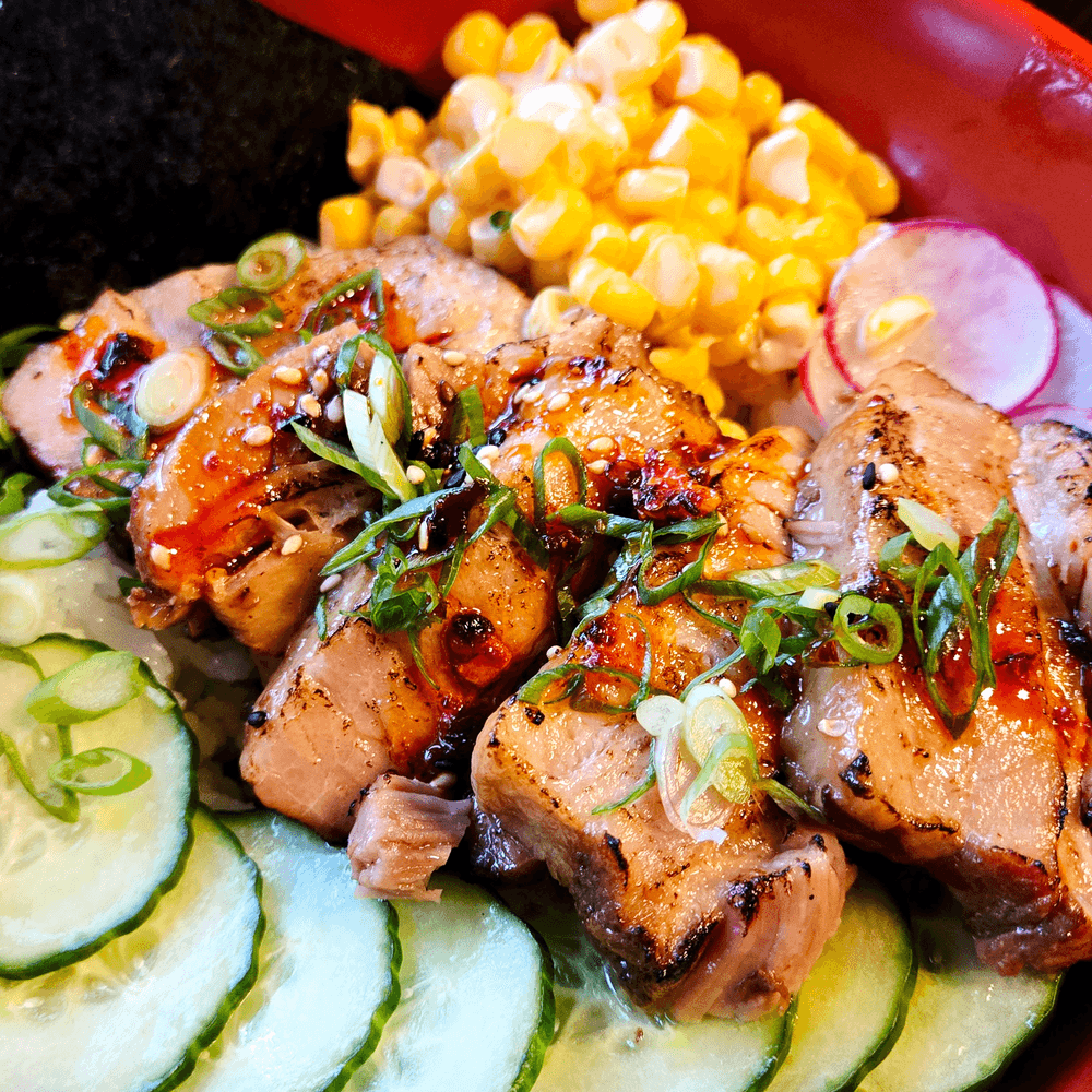 Spicy Garlic Chashu Don