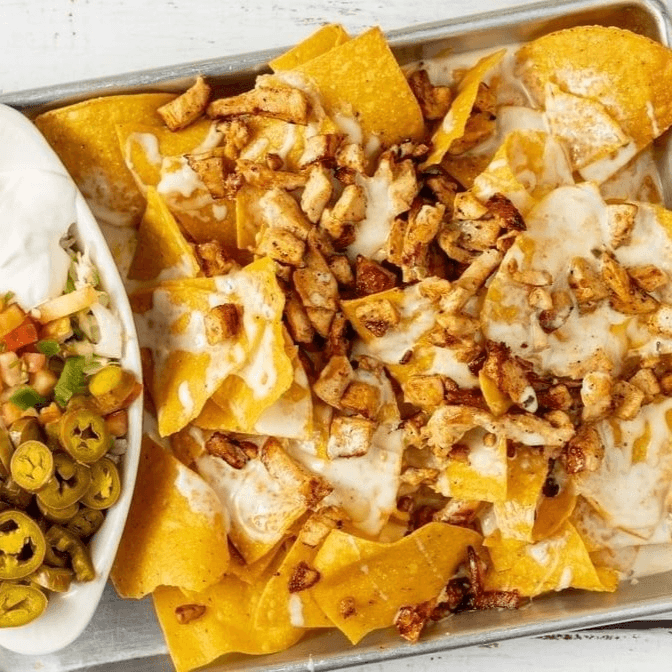 Shredded Chicken Nachos