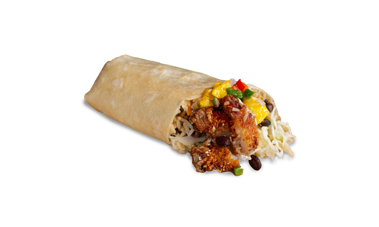 MANGO SHRIMP BURRITO