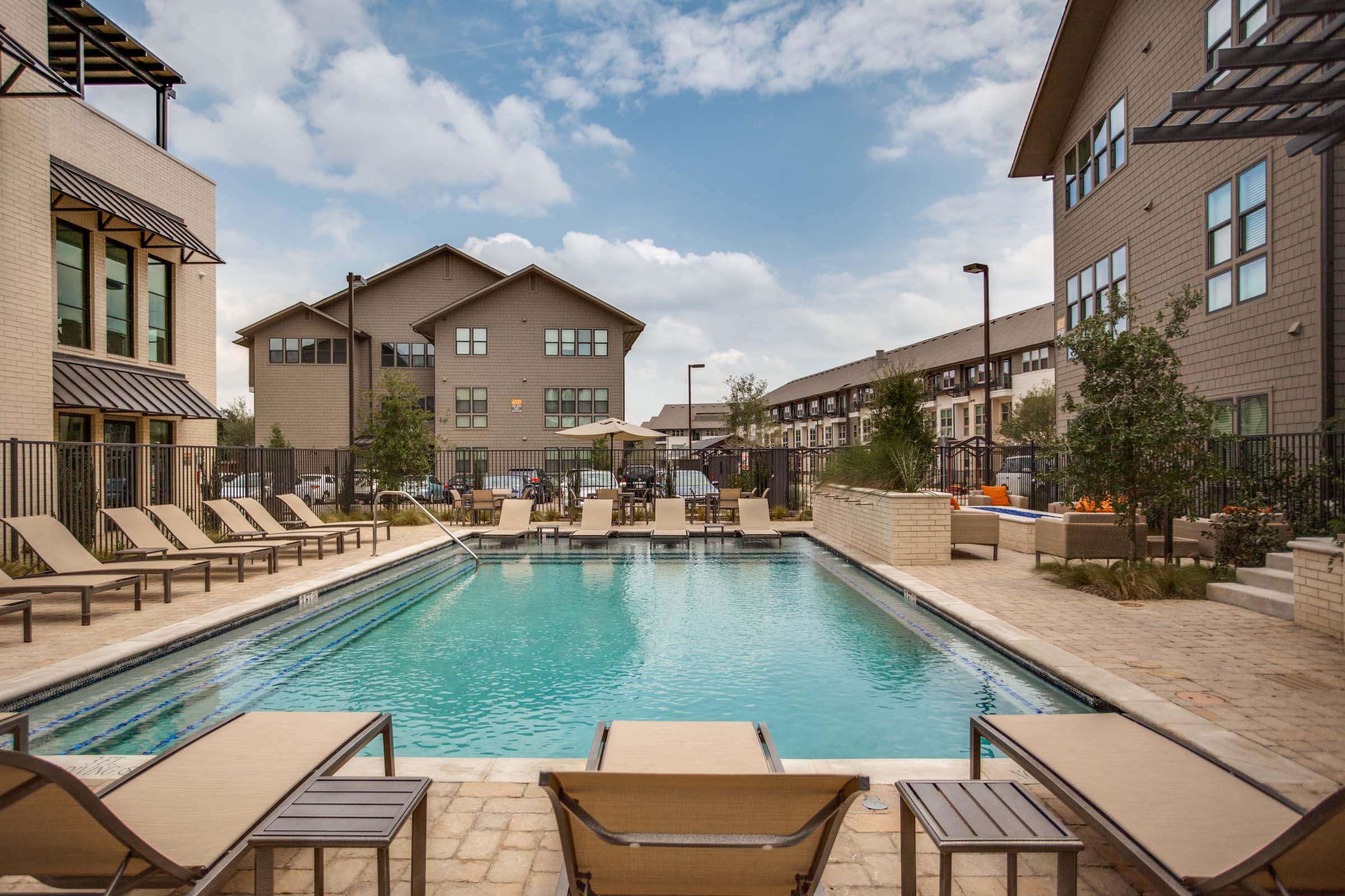 Villas side pool and sundeck