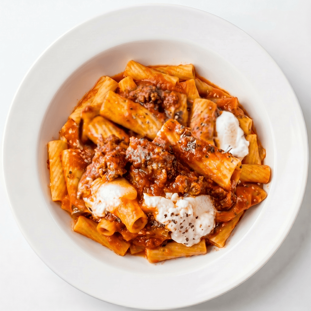 Baked Ziti with Meat Sauce