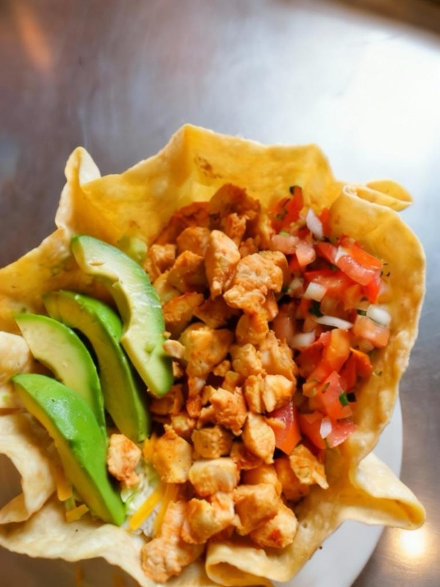 Flowering Tostada