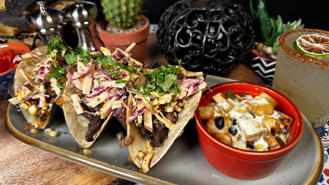 JERK CHICKEN TACOS