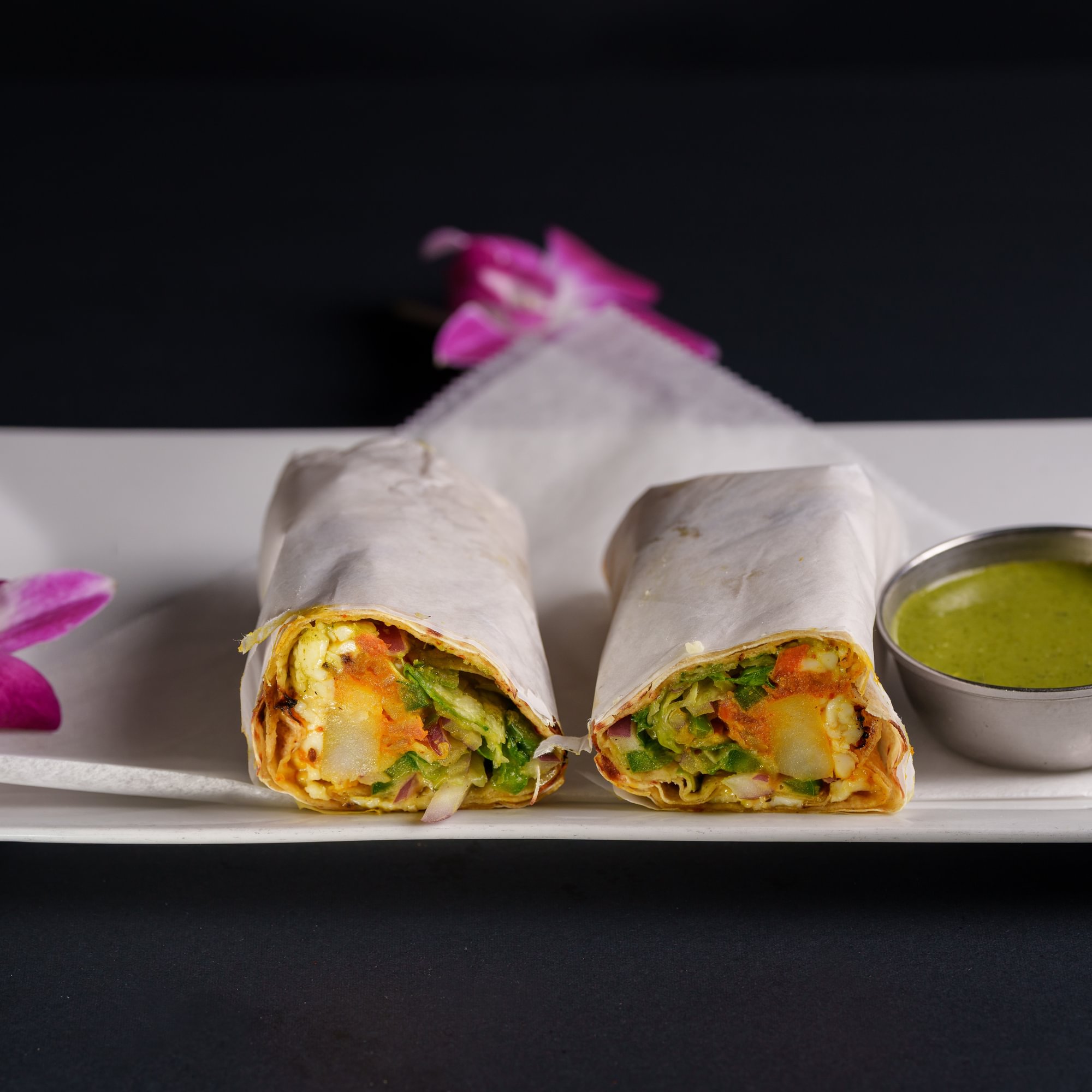Aloo Amul Cheese Kathi Roll