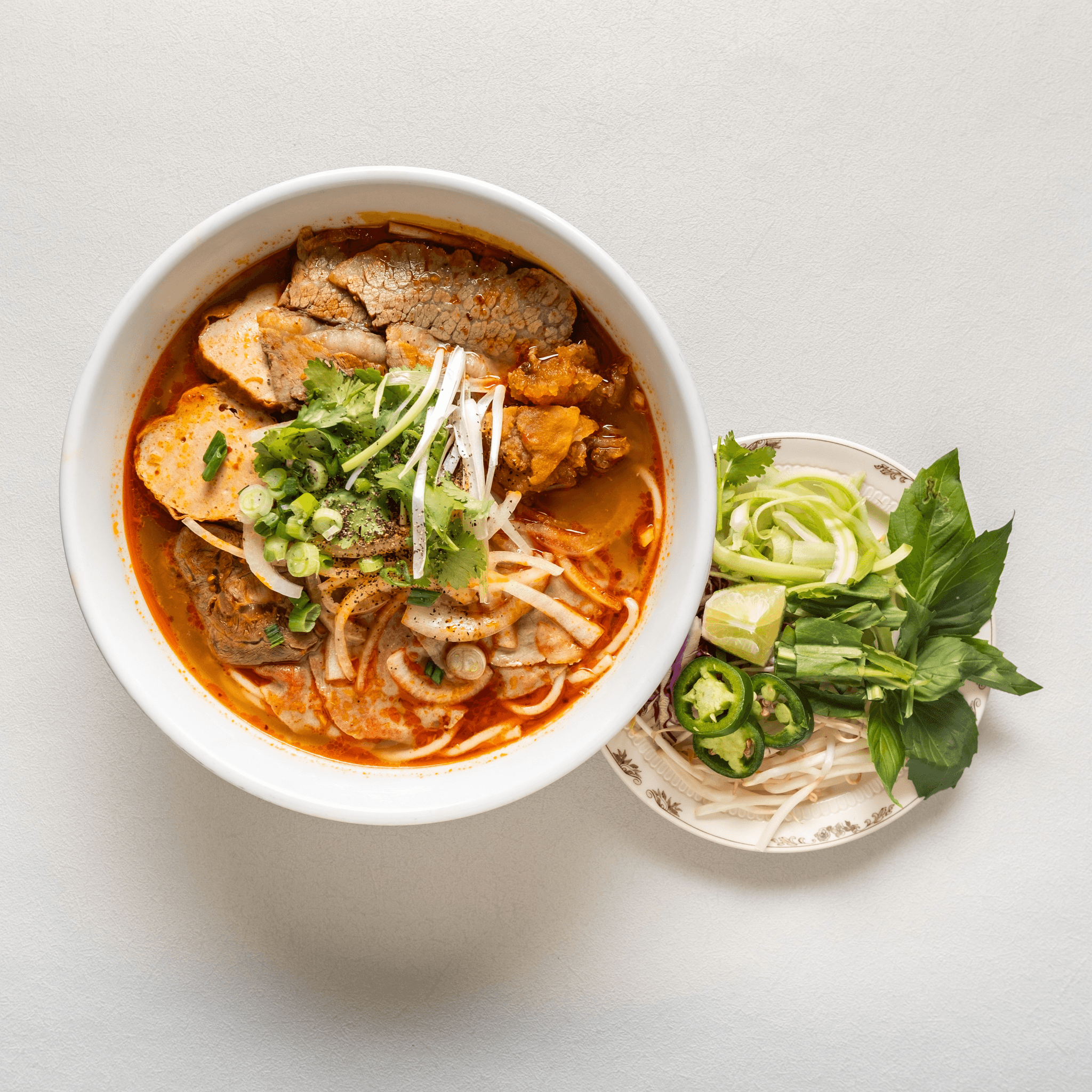 Spicy Lemongrass Noodle Soup / Bún Bò Hué