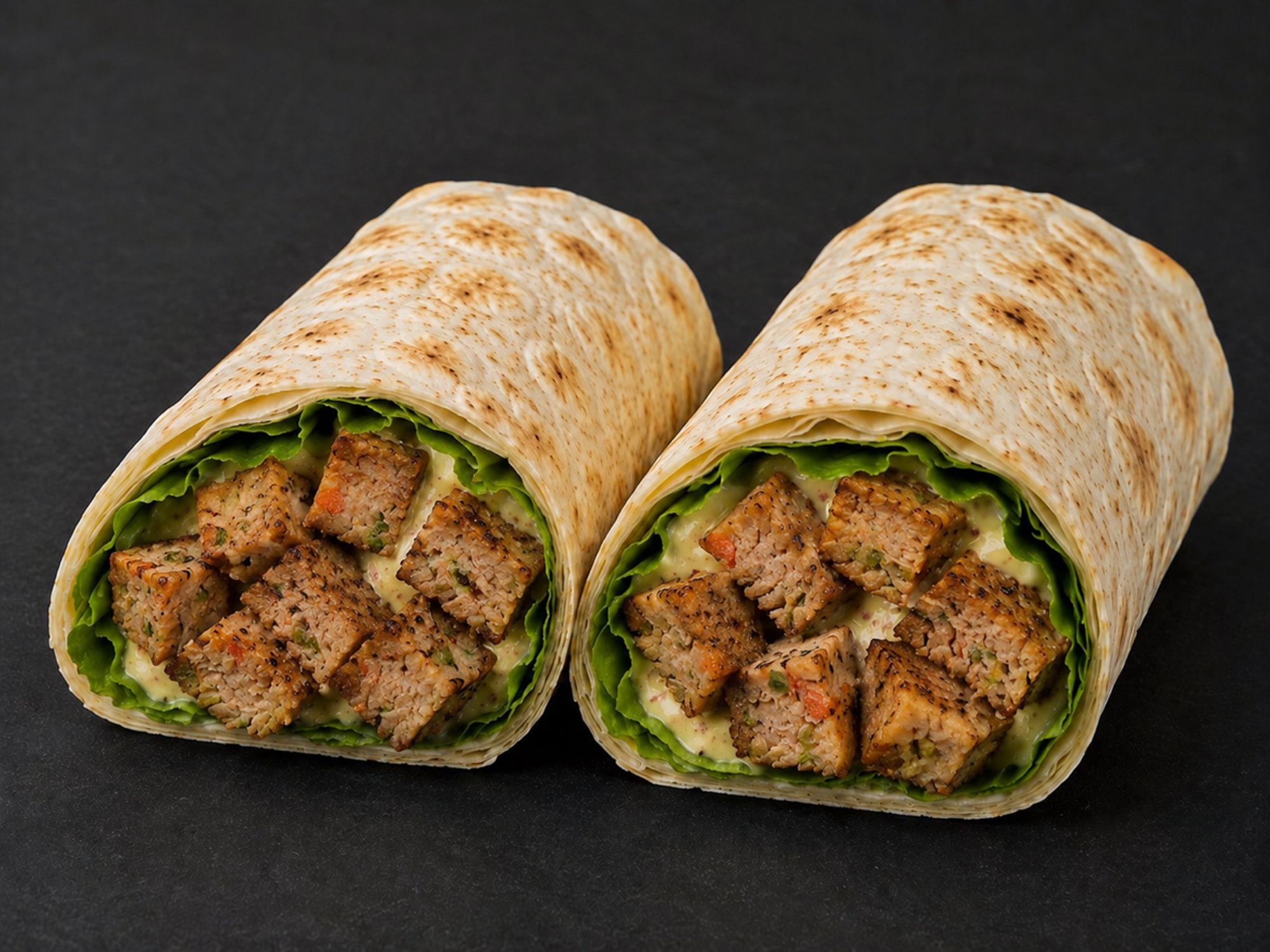 19. Veggie Burger Wrap