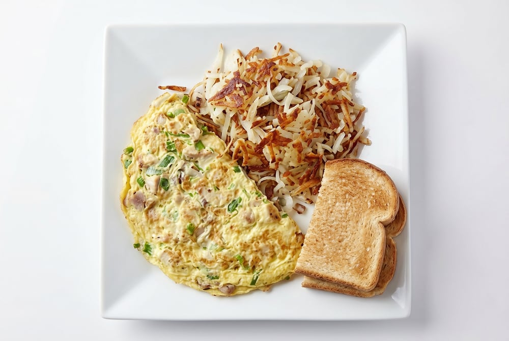 Chicken & Cheese Omelette