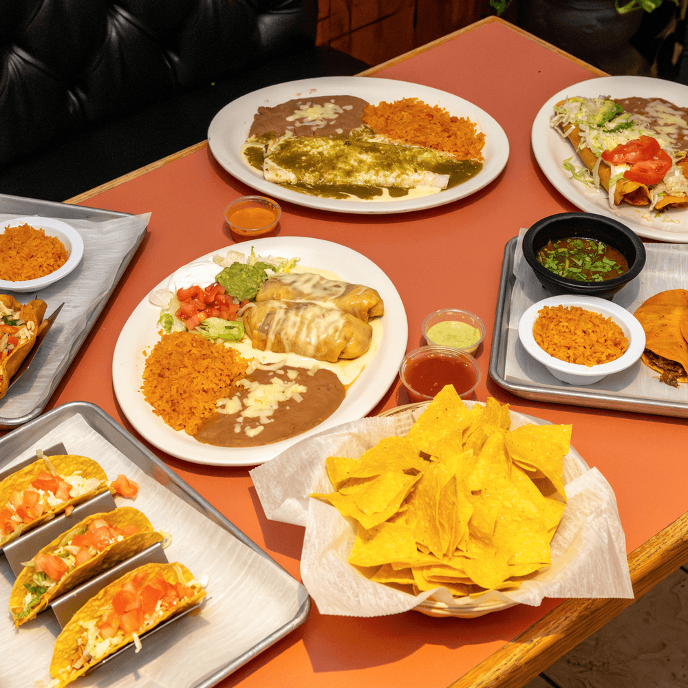 Burrito, Enchilada, Rice & Beans