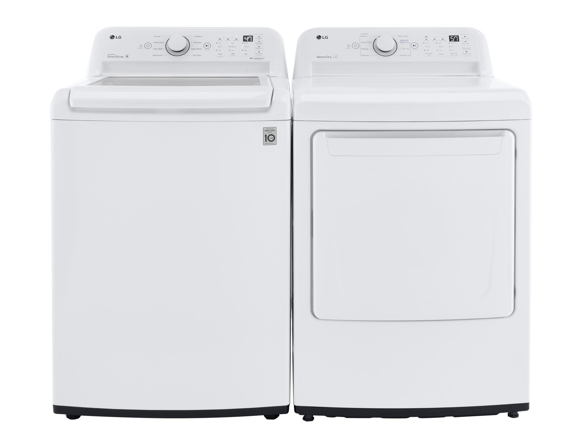 LG 4.5/7.3 TL Electric Washer & Dryer