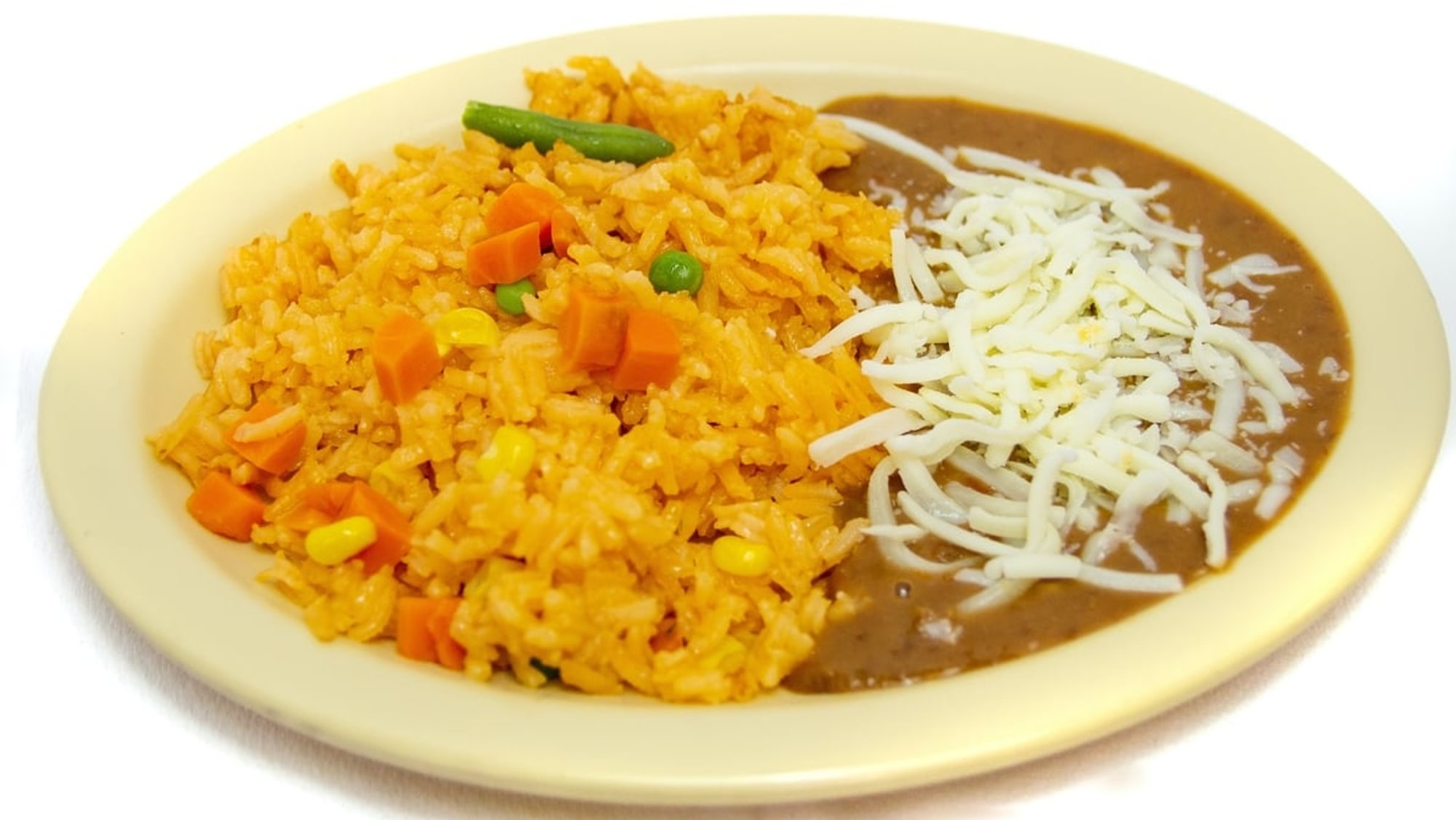 Rice with Beans and Cheese