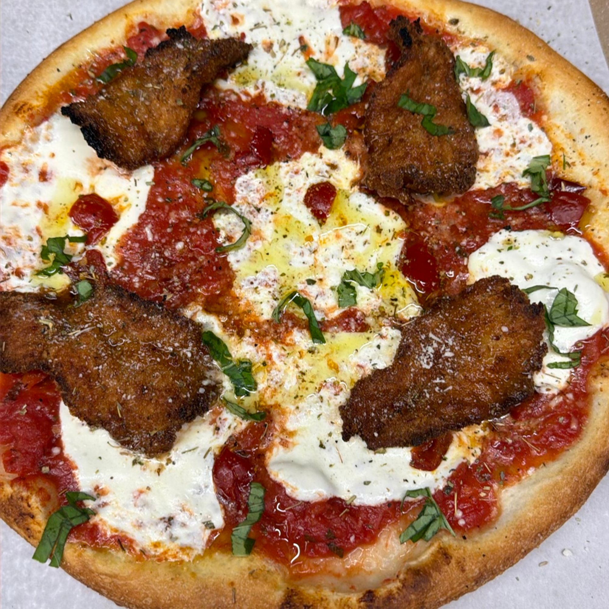 Shrimp Fra Diavolo Pizzetta