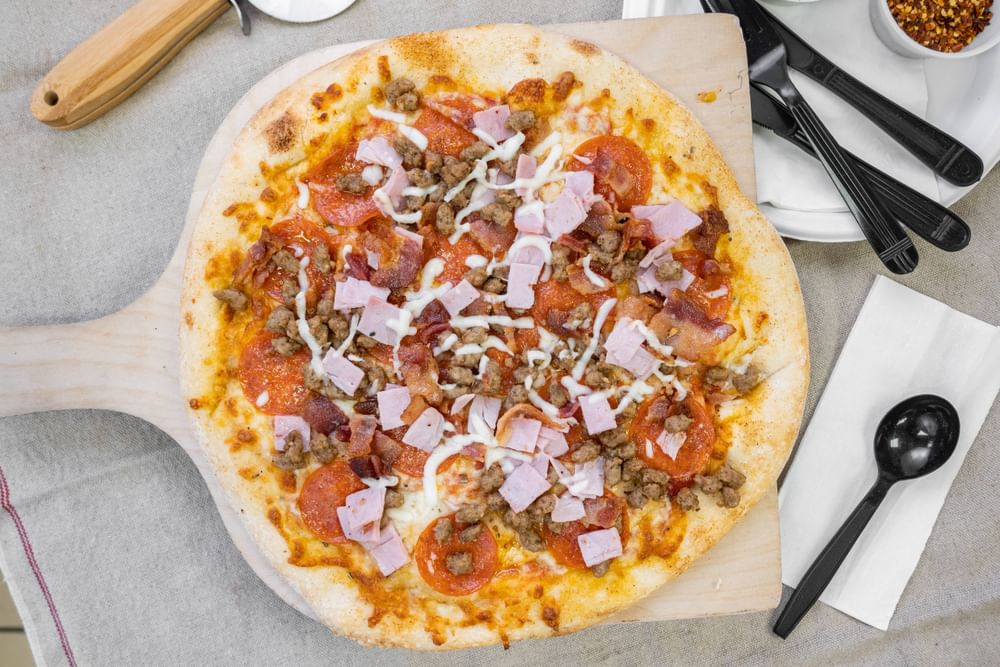 Hot Roast Beef Pizza