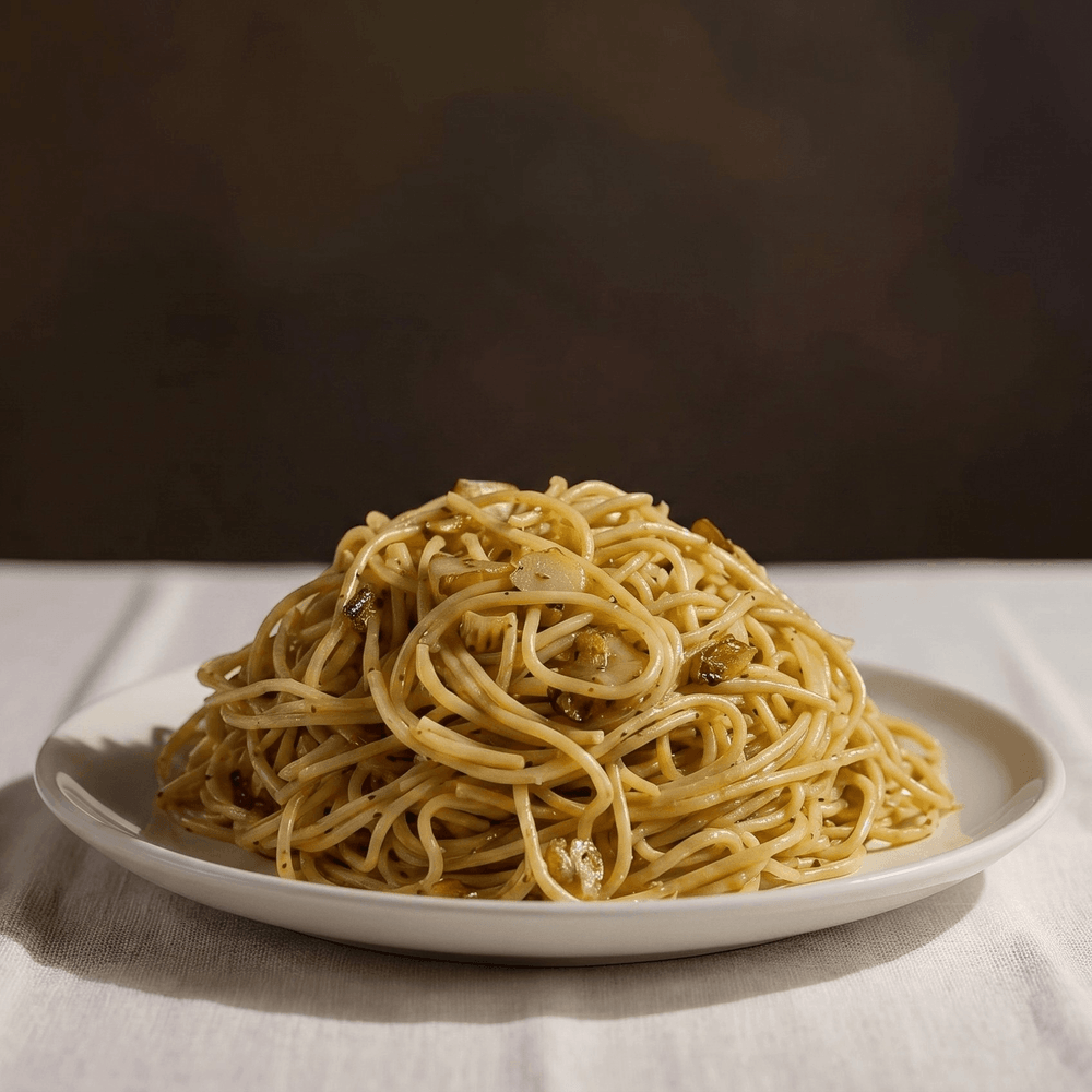 Spaghetti with Garlic & Oil