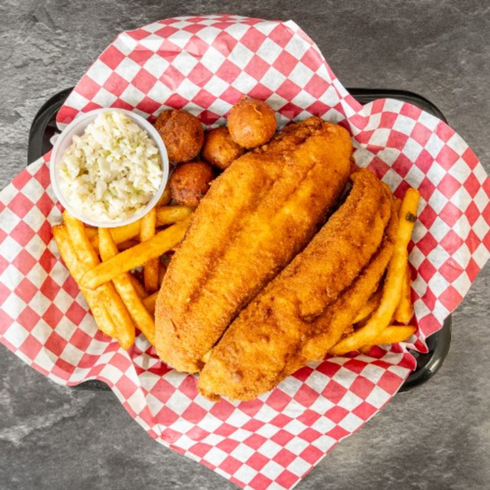 Flounder (3pc) Fish Plate