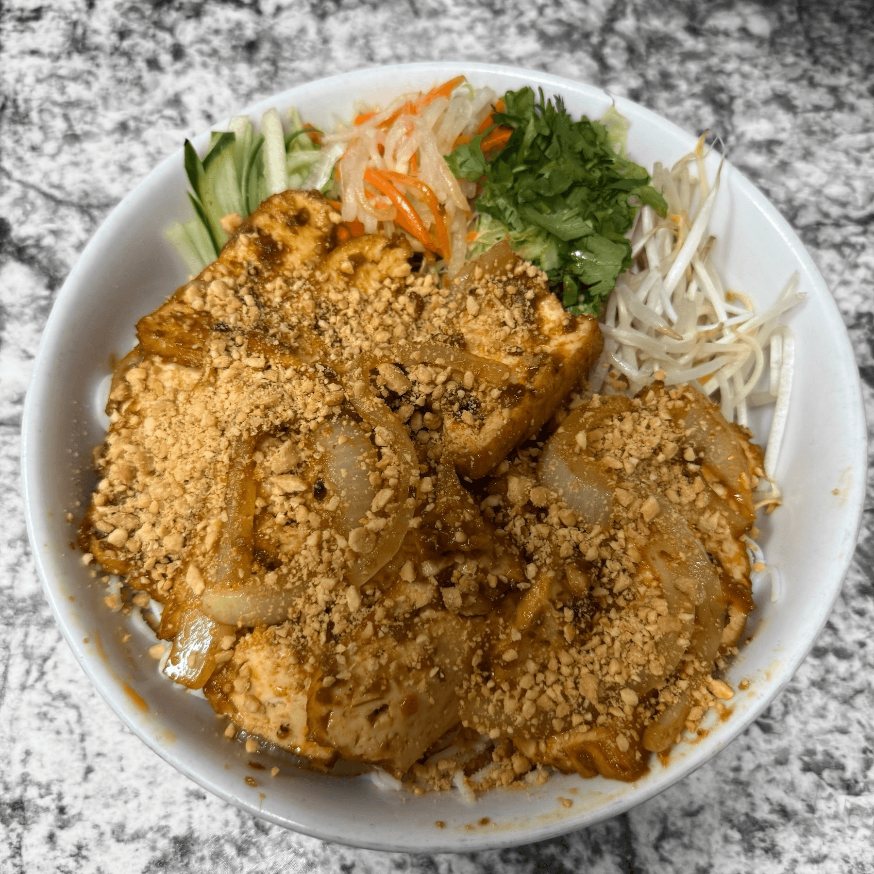 S4 - Bún Đậu Hũ Xào Xả Ớt - Tofu