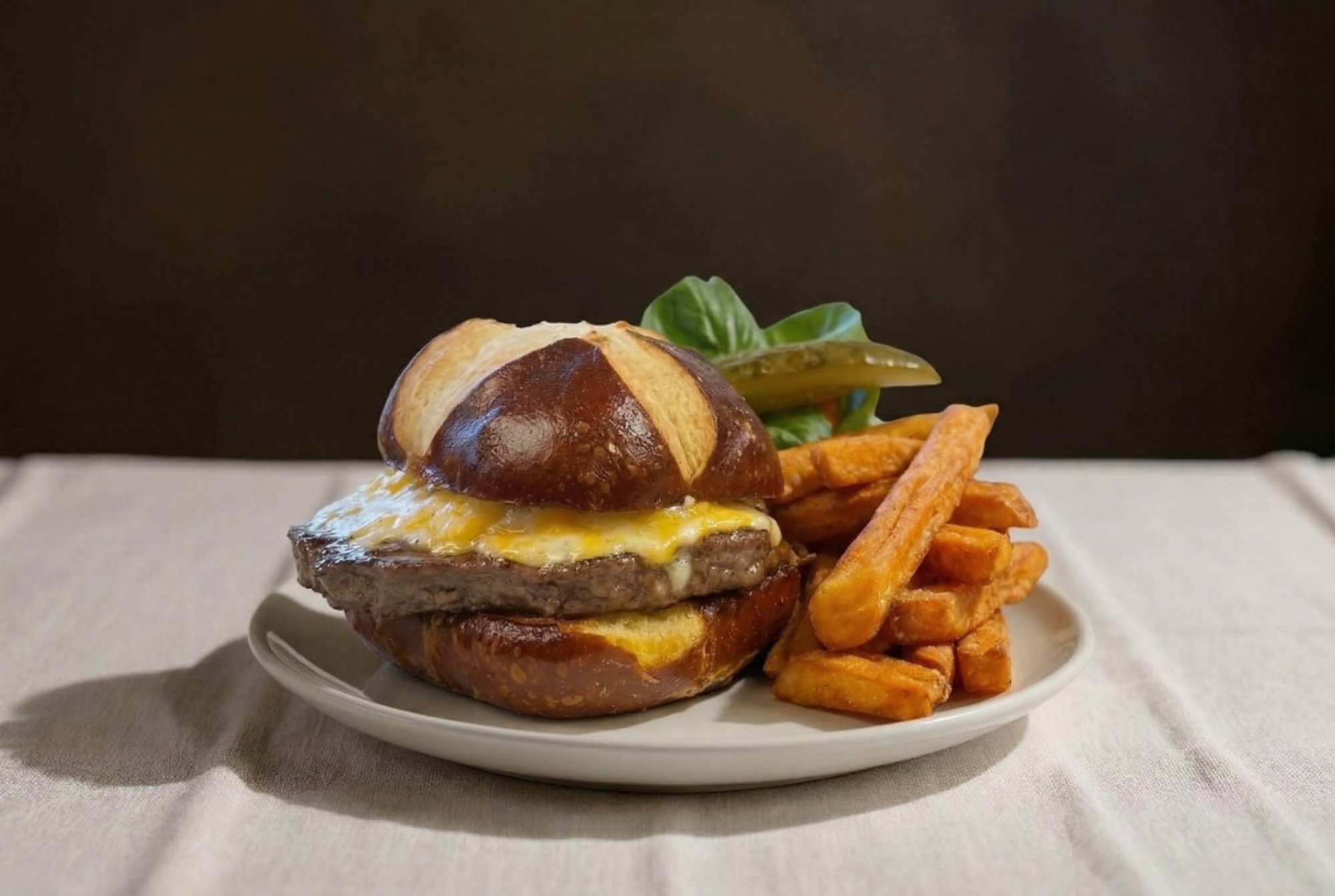 Garlic Cheesy Burger