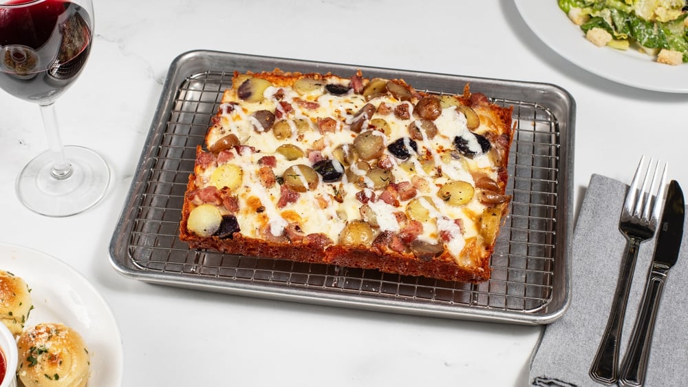 ROASTED POTATO & BACON PIZZA