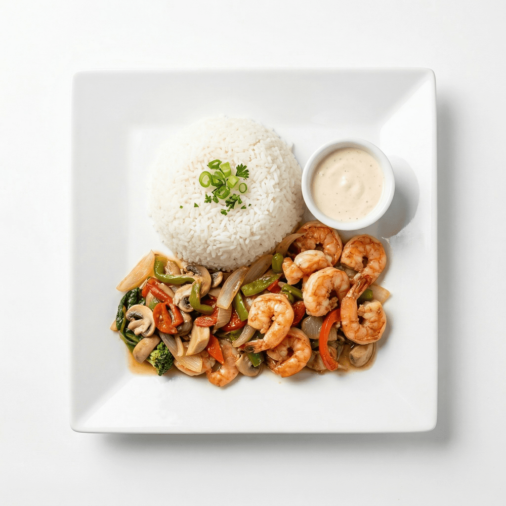 Hibachi Shrimp Plate