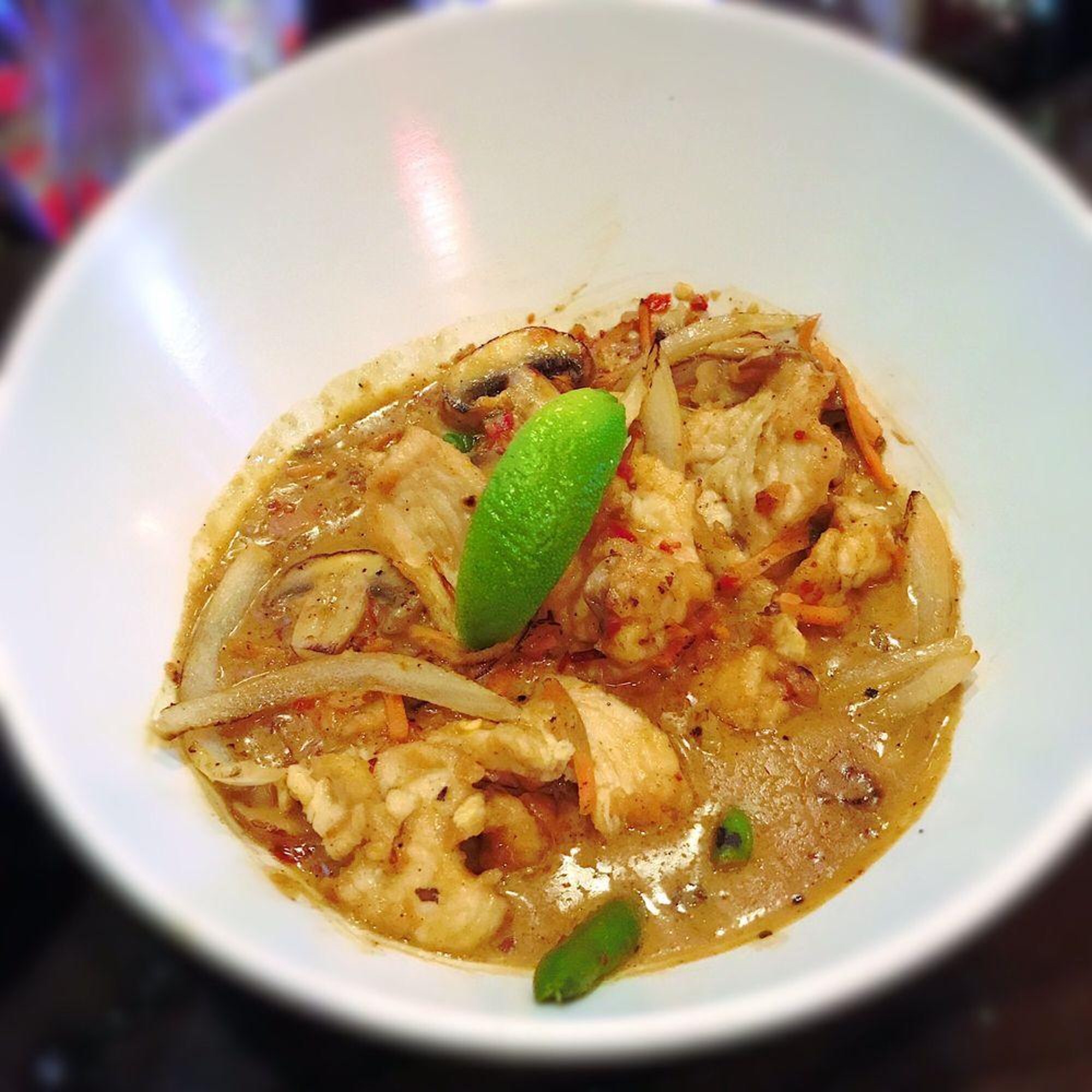 coconut curry chicken (lunch)