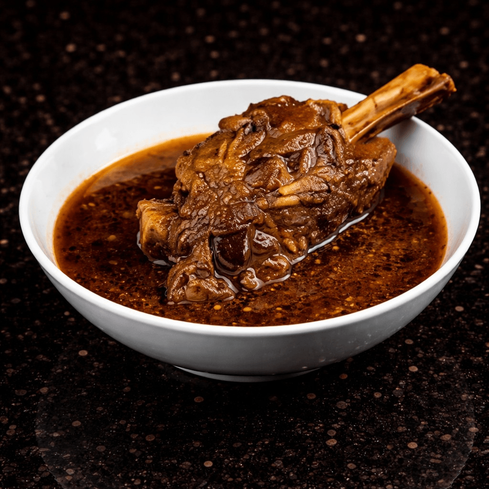 Baghali-Polo with Lamb Shank