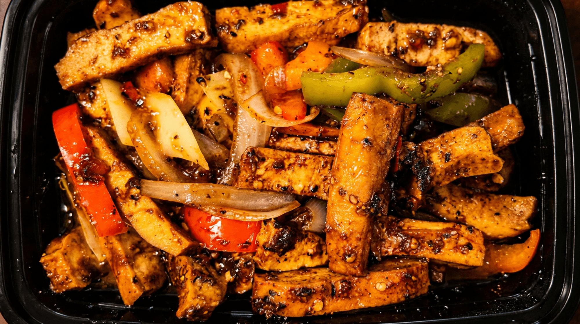 Black Pepper Tofu