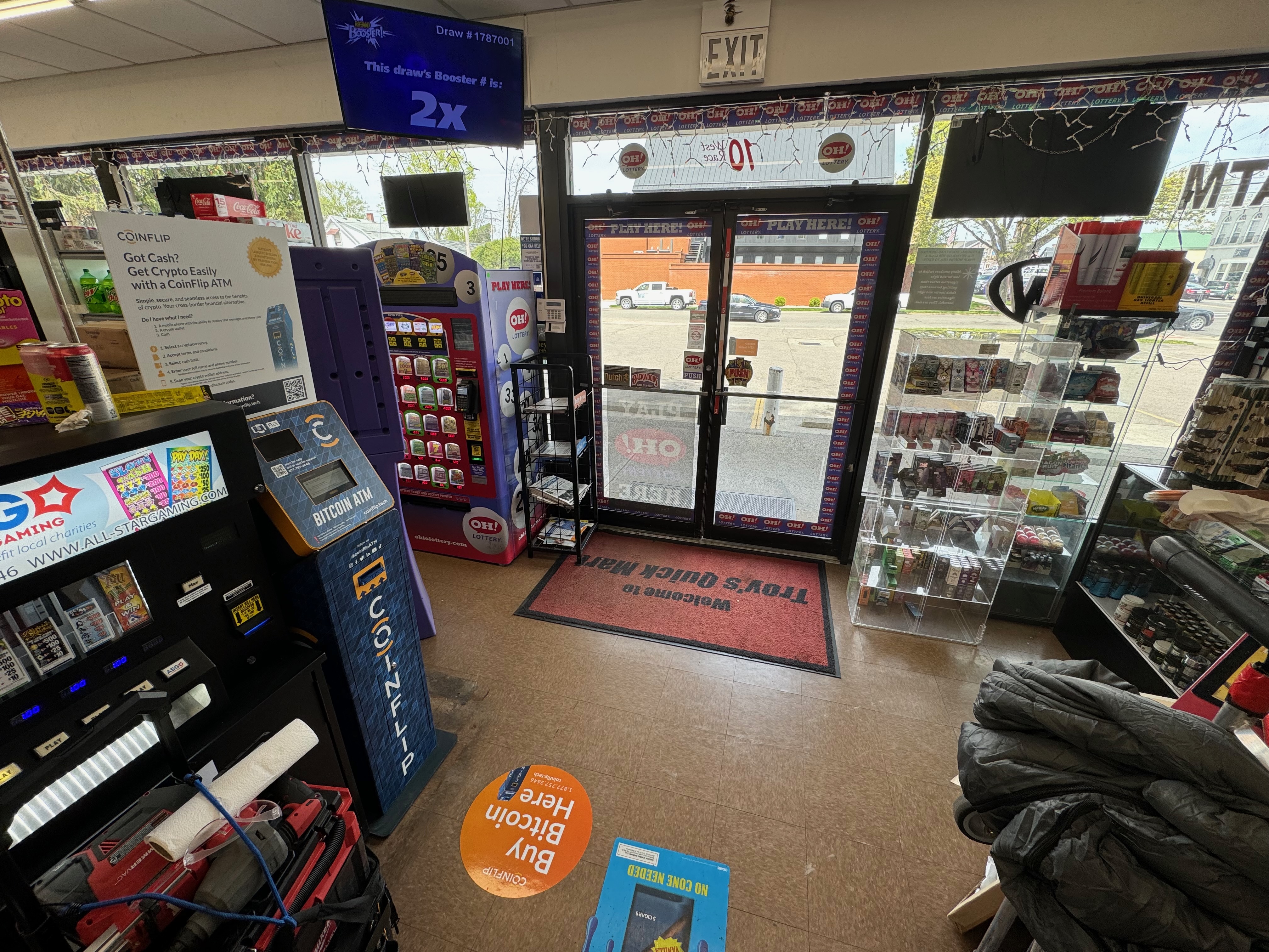 CoinFlip Bitcoin ATM - Troy&apos;s Quick Mart (Troy) Logo