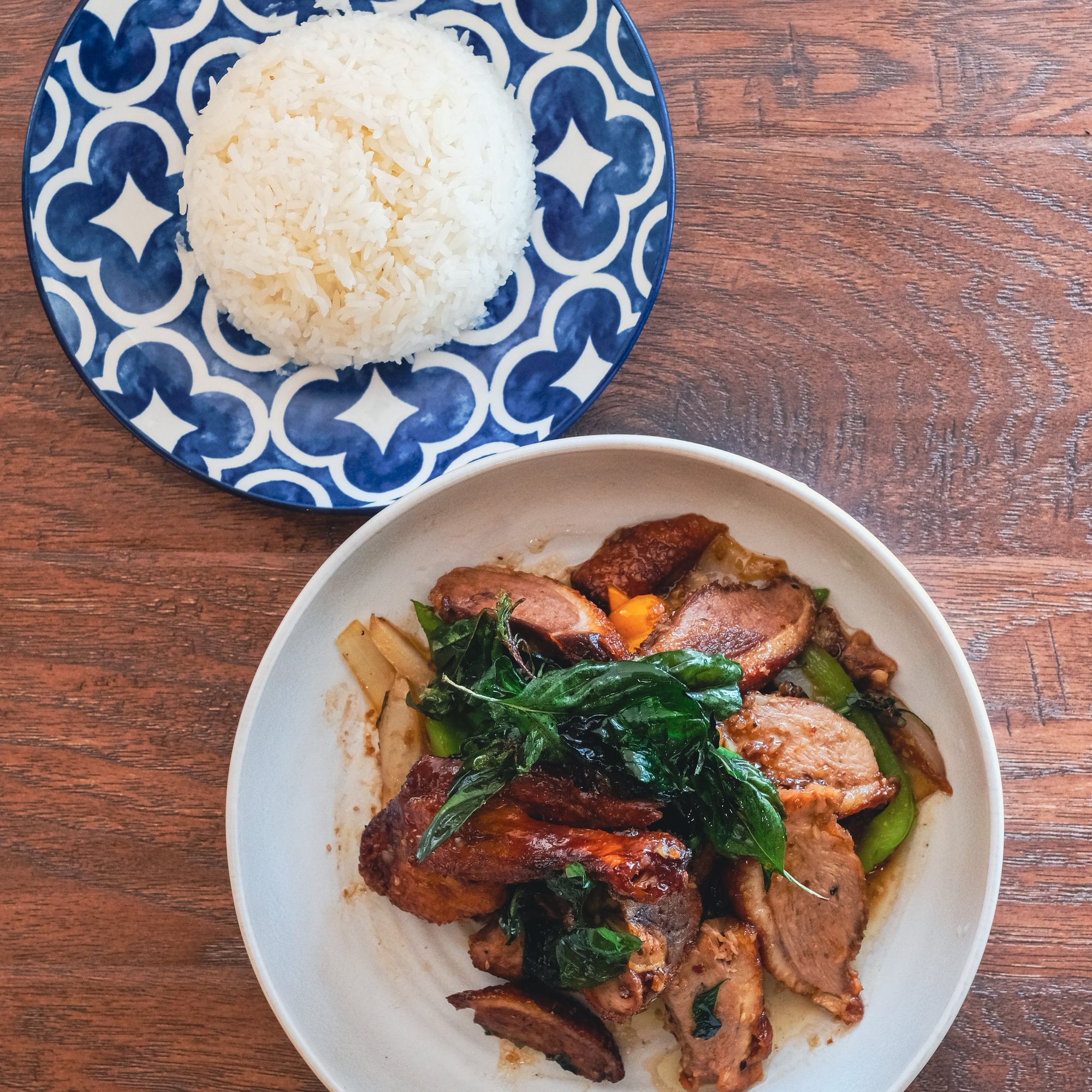 Crispy Half Duck Basil