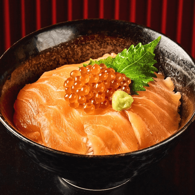 Salmon Ikura Don