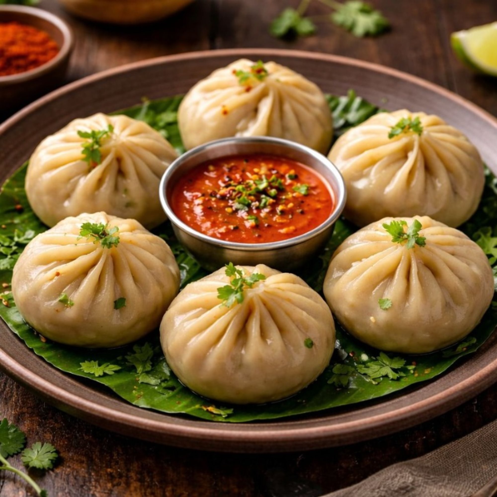Veg Momos (6Pcs)