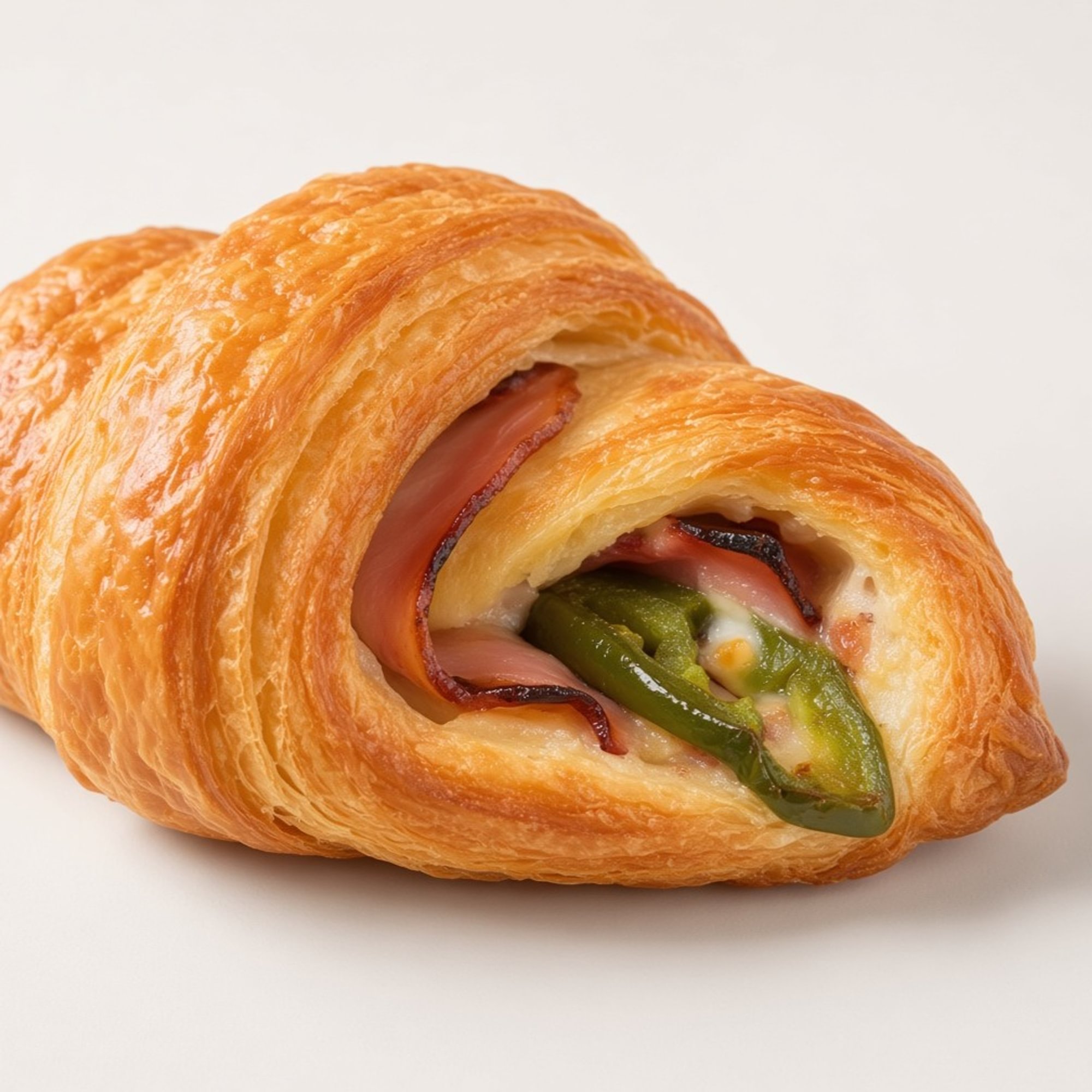 1 Ham Jalapeño and Swiss Croissant
