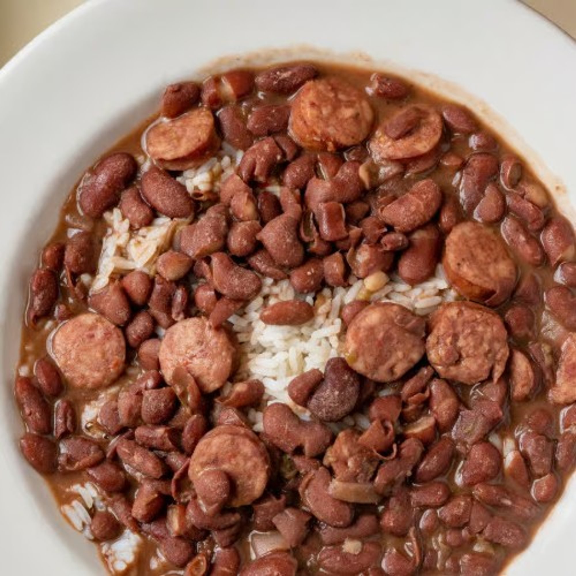 Red Beans and Conecuh Sausage