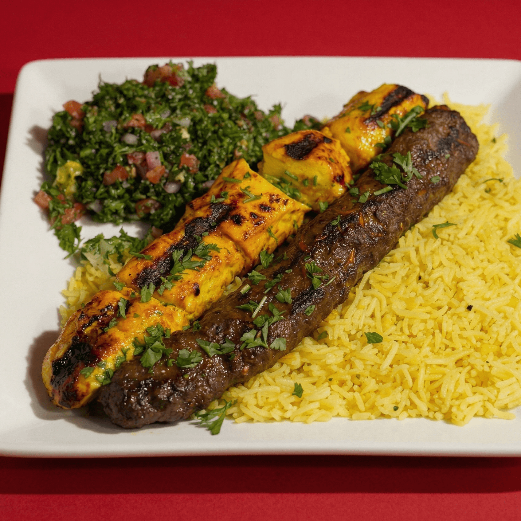 Combo Chicken & Kufta Kebab