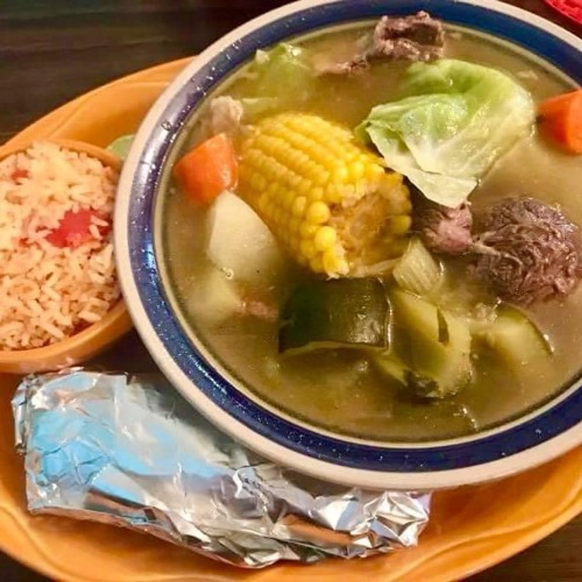 Caldo De Res Dinner (Beef Soup)