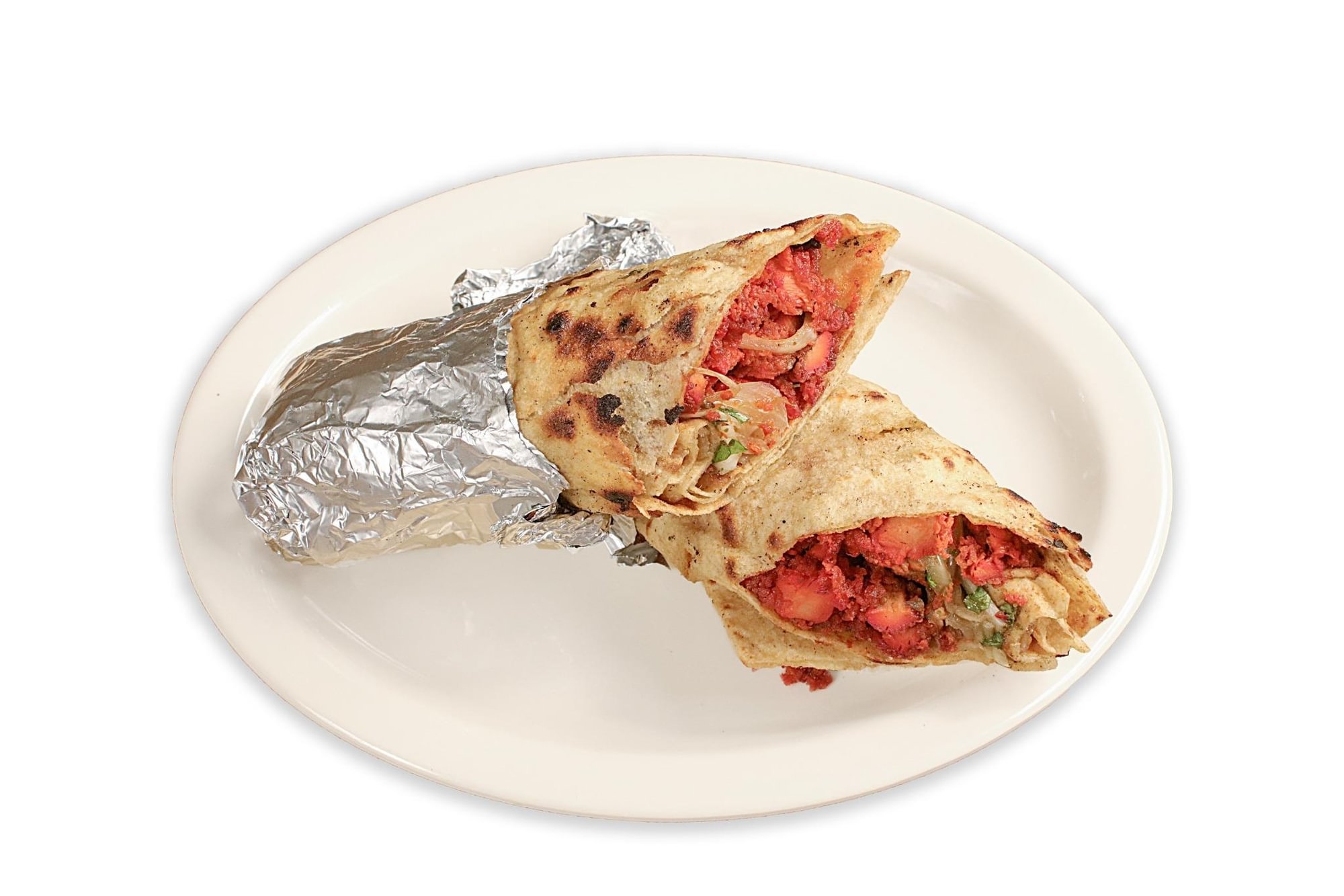 Chicken 65 Paratha Wrap